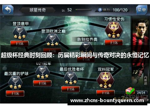 超级杯经典时刻回顾:历届精彩瞬间与传奇对决的永恒记忆 超级杯经典时刻回顾:历届精彩瞬间与传奇对决的永恒记忆
